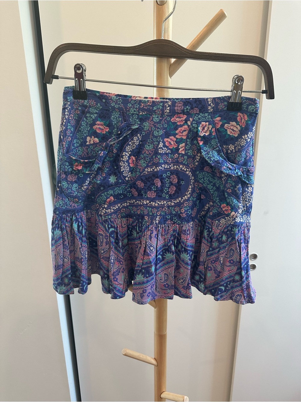 Spell & The Gypsy Collective Floral Paisley Mini Skirt Size S